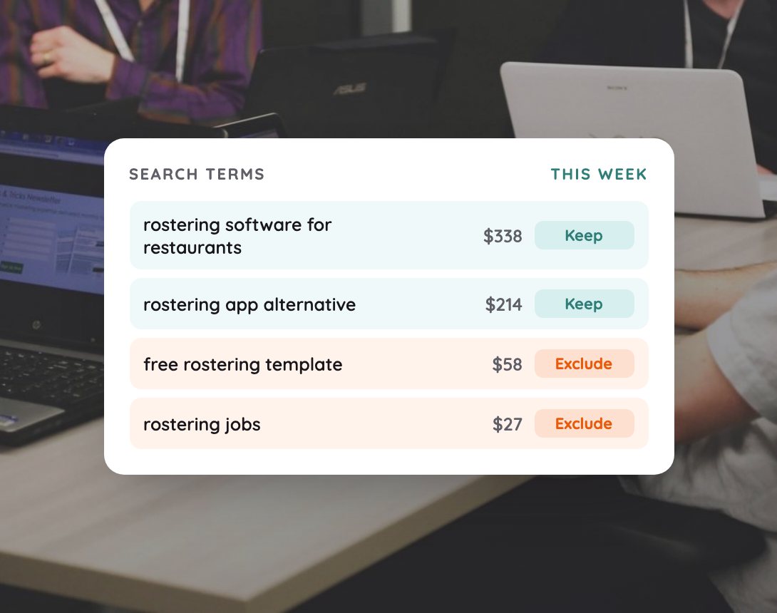 Example: Signups that turn into paying customers